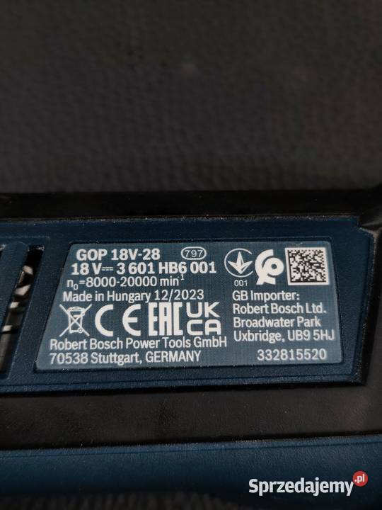 Bosch GOP 18V28 Professional Akumulatorowe sprzedam