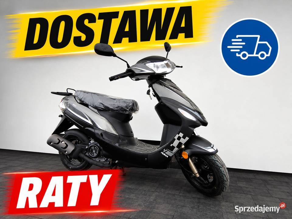 NOWY SKUTER 50 4T Gwarancja RATY Dostawa pod dom skuter Pilzno