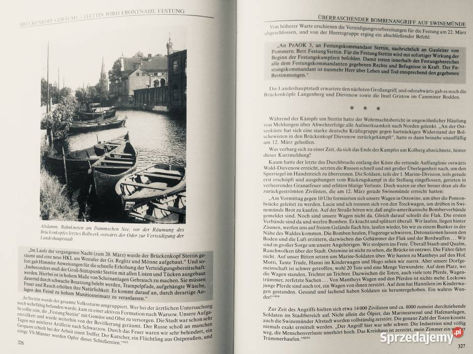 3774 Pomorze 1945 Historia Upadku III Rzeszy Szczecin