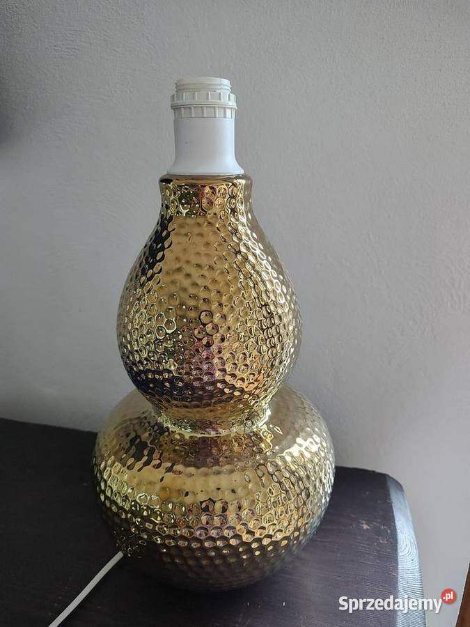 Podstawa lampy ceramiczna złota styl indyjski Legnica sprzedam