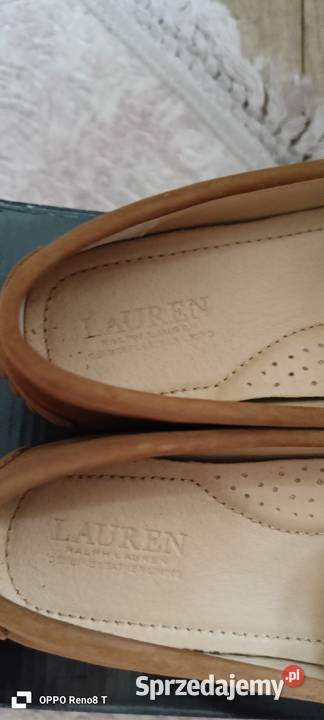 Okazja nowe mokasyny markowe Ralph Lauren Warszawa