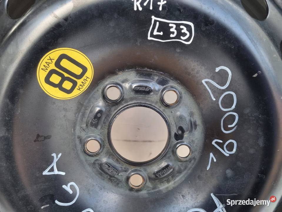 KOŁO DOJAZDOWE Ford Kuga I dojazdówka 13590 R17