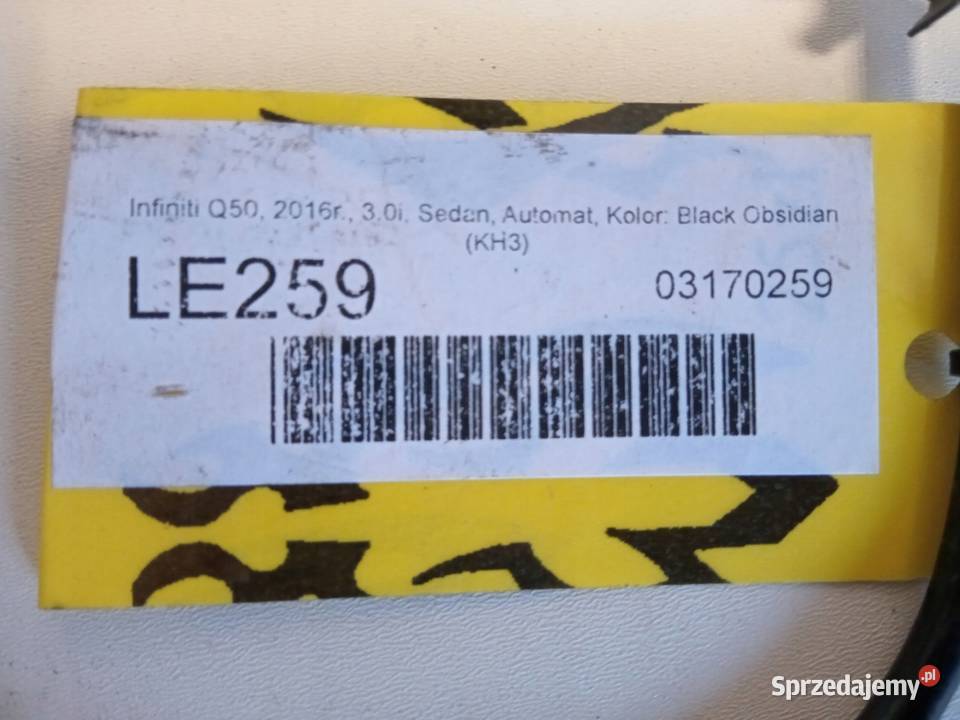 CZUJNIK ABS LEWY TYŁ INFINITI Q50 30 2016 Nowy Tomyśl