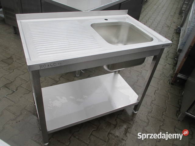 Zlew Gastronomiczny 1 Komorowy Z Półką 1006085 Ostrów Wielkopolski