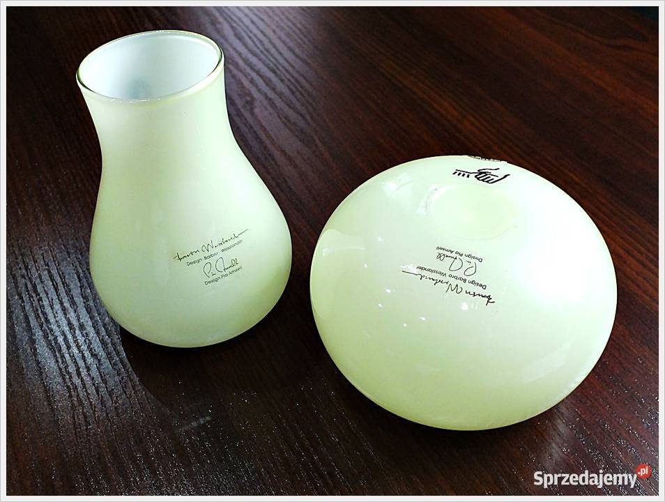 Skandynawskie szkło artystyczne Barbro Porcelana i szkło