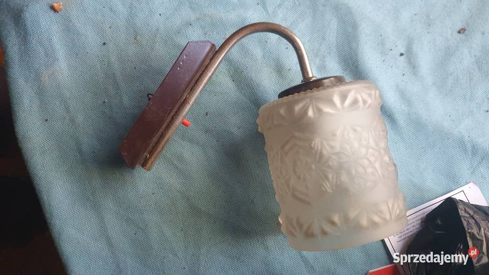 Duży rustykalny kinkiet na oświetlenie retro Antyki, Sztuka, Kolekcje mazowieckie Warszawa