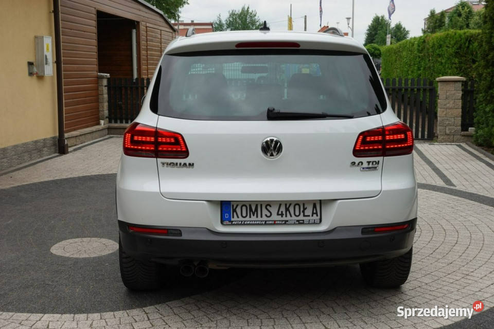 Volkswagen Tiguan Xenon Led GWARANCJA Zakup Door biały Płońsk sprzedam