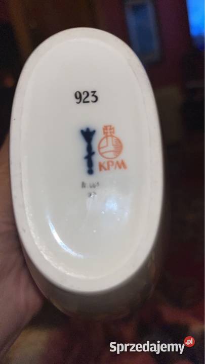 KPM Berlin Wazon biała porcelana Gdańsk