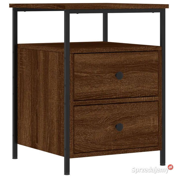 Szafki nocne 2 brązowy dąb 44x45x60 WM826012 Warszawa