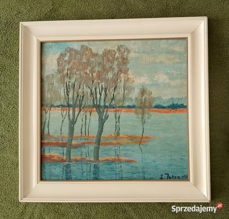 Stanisław JaksaBylica 18821953 nastrojowy olej Katowice sprzedam
