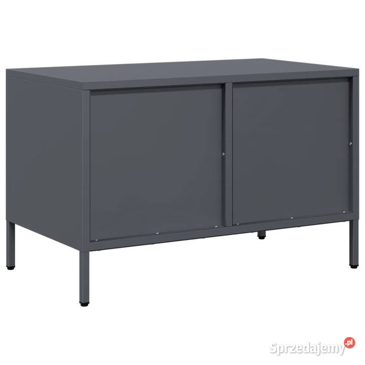 Szafka RTV czarna 68x39x435 stal walcowana na RTV Warszawa