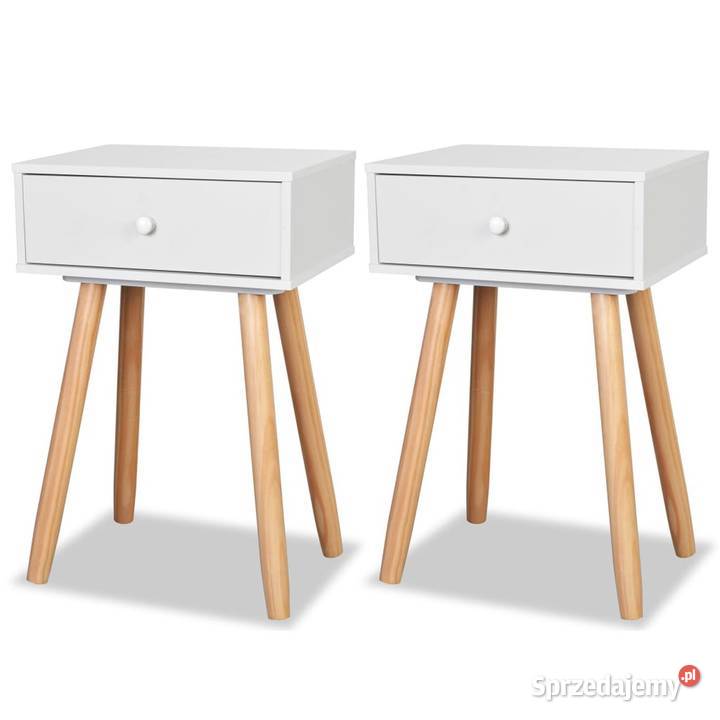vidaXL Szafki nocne 2 drewno sosnoweSKU244740 sprzedam