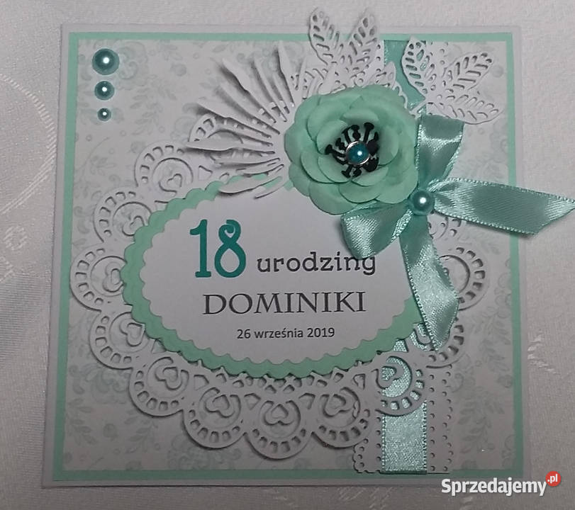 18stka Kartki Ręcznie Robione sprzedam