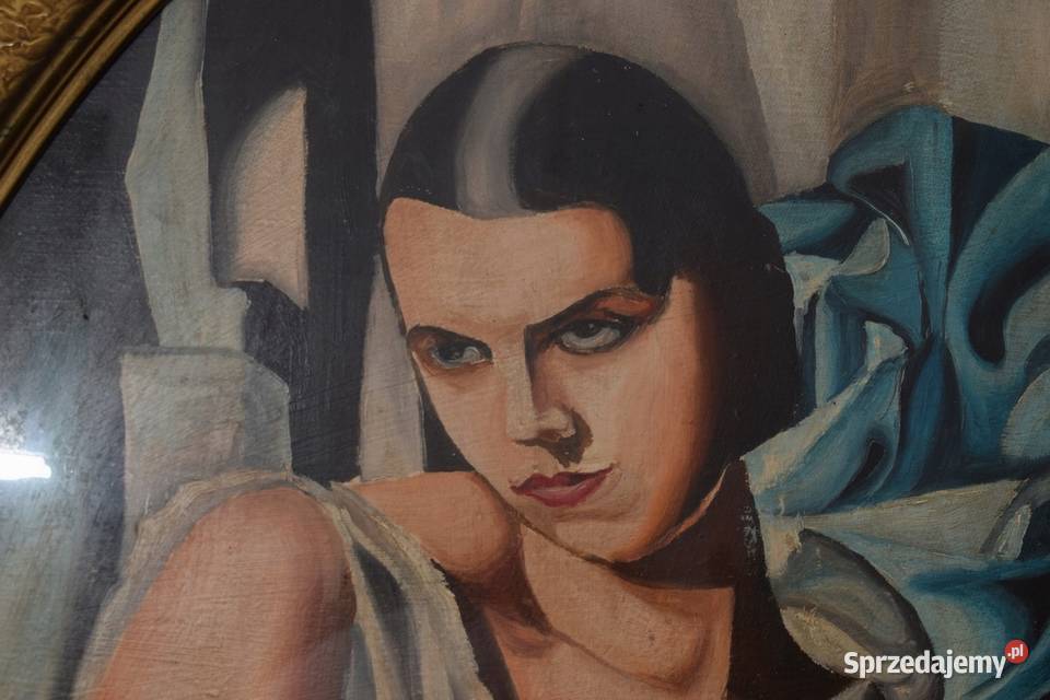 Tamara de Łempicka Art Deco Kobieta W Suknii Kraków