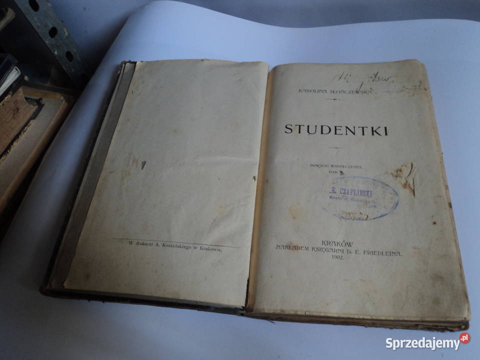 Studentki tom 2 Karolina Słończewska 1902r Nowy Sącz