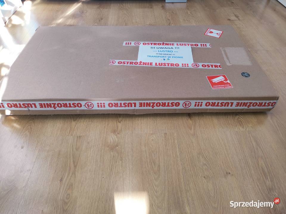 Nowe LUSTRO ścienne wiszące 115 x 55 srebrne Lustra Warszawa