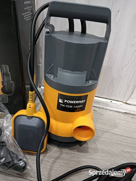 Pompa zatapialna Powermat 1600 W 9500 lh sprzedam
