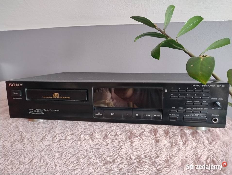 Odtwarzacz CD Sony cdp 361 z pilotem Odtwarzacze CD i MD Trzebuska sprzedam