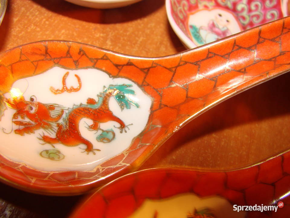 chińskie porcelanowe łyżki do zupy