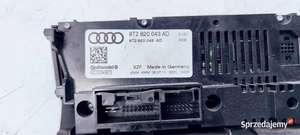 PANEL KLIMATRONIK AUDI A4 B8 A5 Q5 8T2820043AD Przystajń