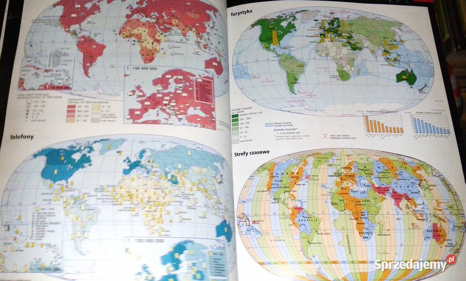 Szkolny atlas geograficzny Świat Polska ponad