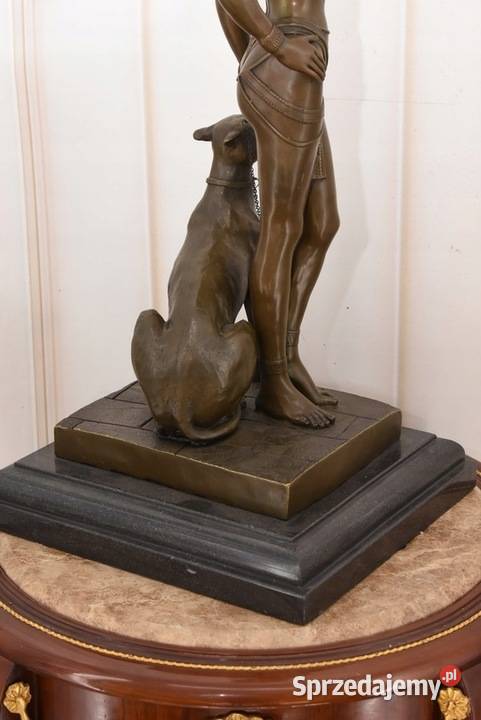 Kleopatra z Panterą Wielka Figura z Brązu Rzeźby i figury Kraków