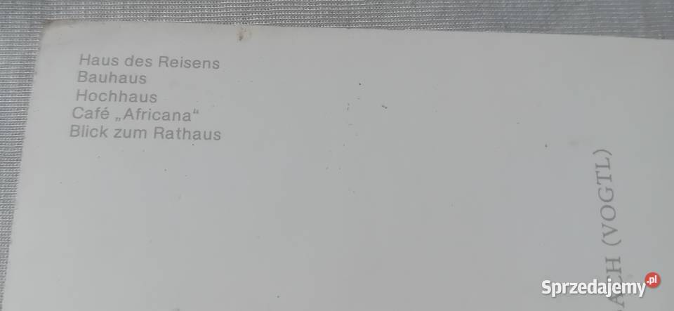 Pocztówka Dessau 1983 r Koźminek sprzedam