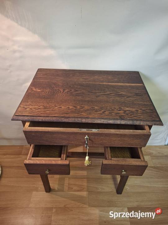 Stoliki kwietniki niciaki drewniane dębowe dolnośląskie