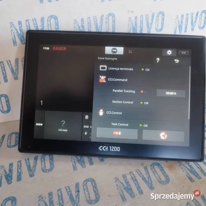 Terminal Isobus monitor CCI1200 full kontrol Łowicz