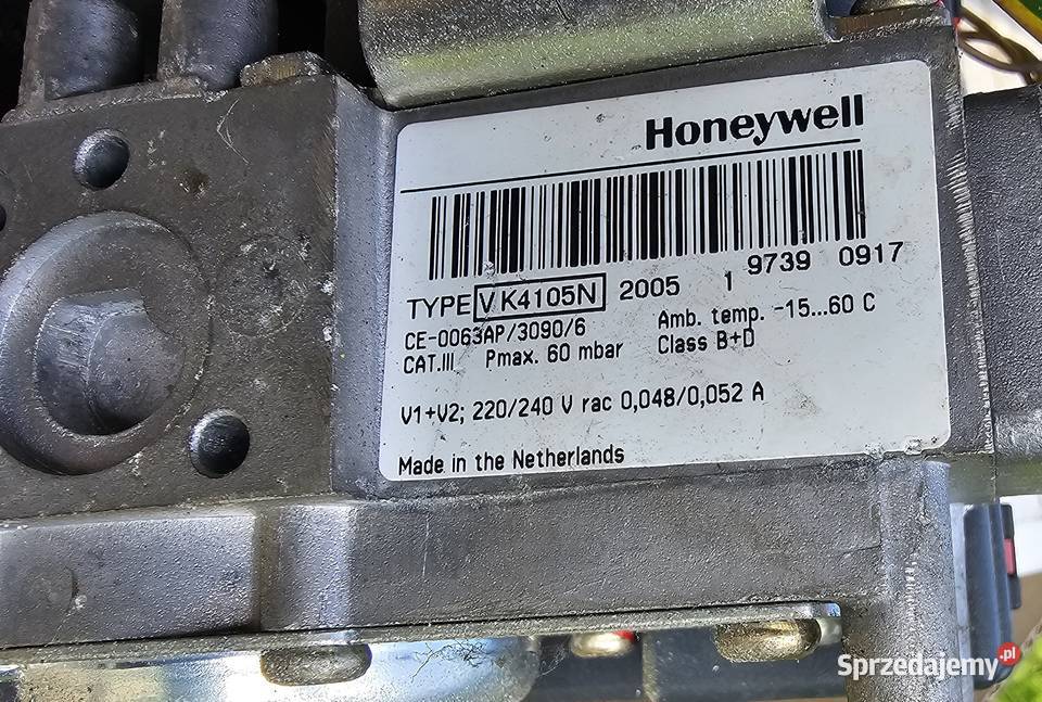 Zawór gazowy Honeywell VK4105N Głowice i zawory sprzedam