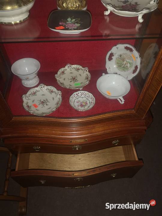 Serwantka witrynka intarsje Meble Gdańsk