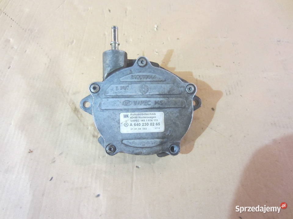 Pompa vacum A6402300265 mercedes a klasa w169 Szczecin sprzedam