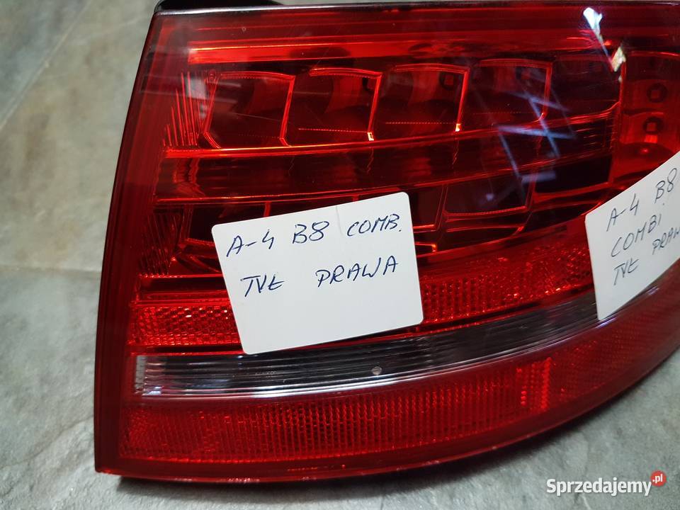 AUDI A4 B8 LIFT LAMPA TYLNA PRAWA LED 8K9945096D wielkopolskie