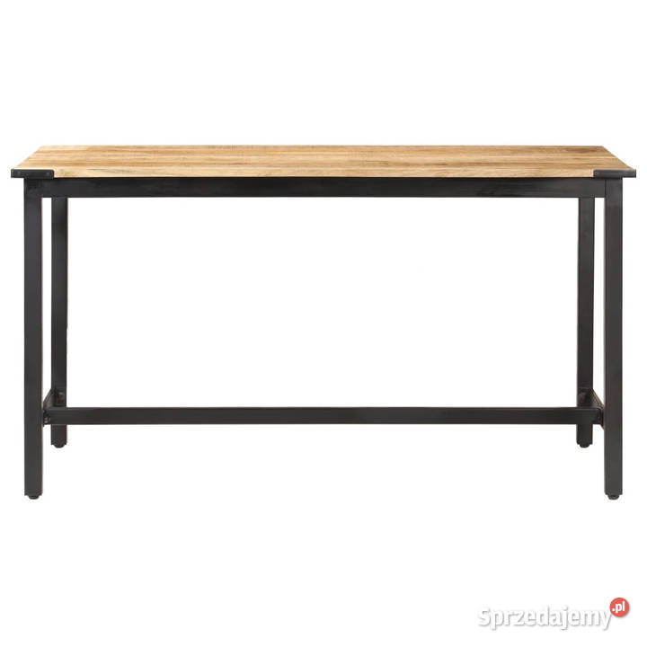 Stół jadalniany 140 x 70 x 76 lite surowe drewno Warszawa