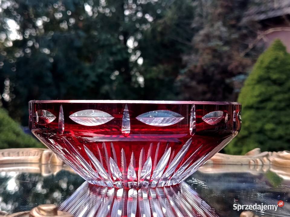 Misa kryształowa czerwona Klenica