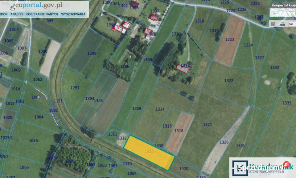 Działka Bzianka 3000m2 3000m2 podkarpackie