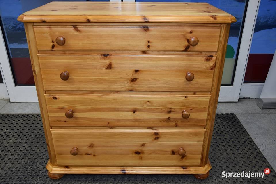 komoda z szufladami z drewna sosnowego nowa Komody warmińsko-mazurskie Olsztyn