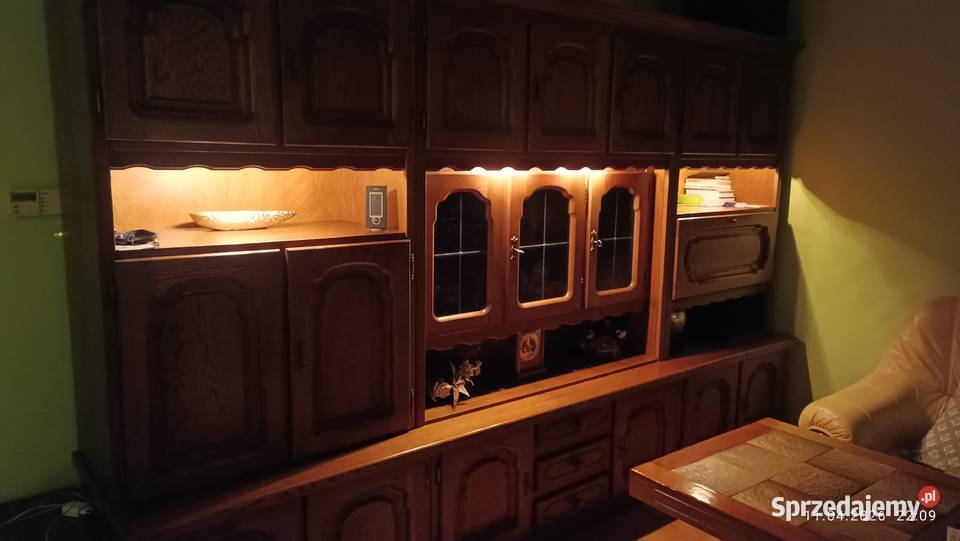 Meblościanka Dębowa 20 kilometrów Transport 338cm Mysłowice