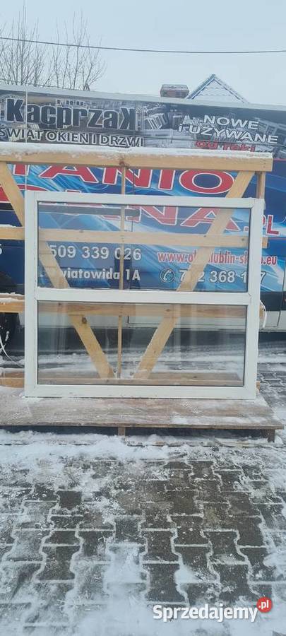 OKNO KacprzaK 160x138 FIX OKNA Używane Witryna Lublin