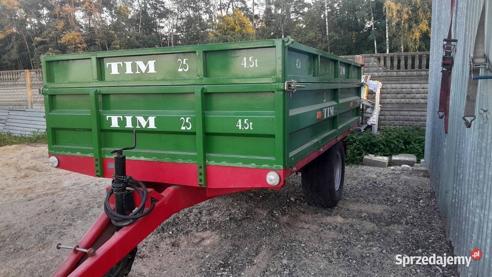 Przyczepa jednoosiowa TIM z Norwegi z Kazimierówka