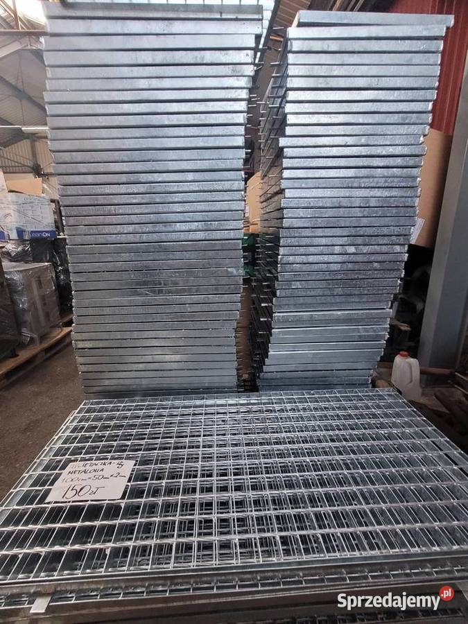 Ocynkowana Wycieraczka metalowa z ramą 100x50x25 Kraków