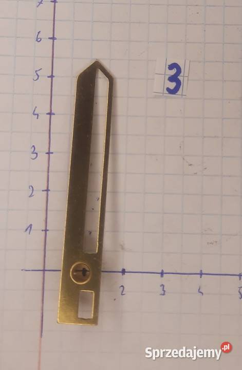 3 Wskazówka starego zegara 4mm pomorskie