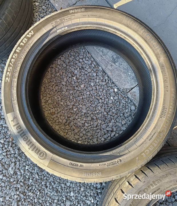 22545 R18 2x PremiumContact 7 2x Bridgestone 18cale Wanaty