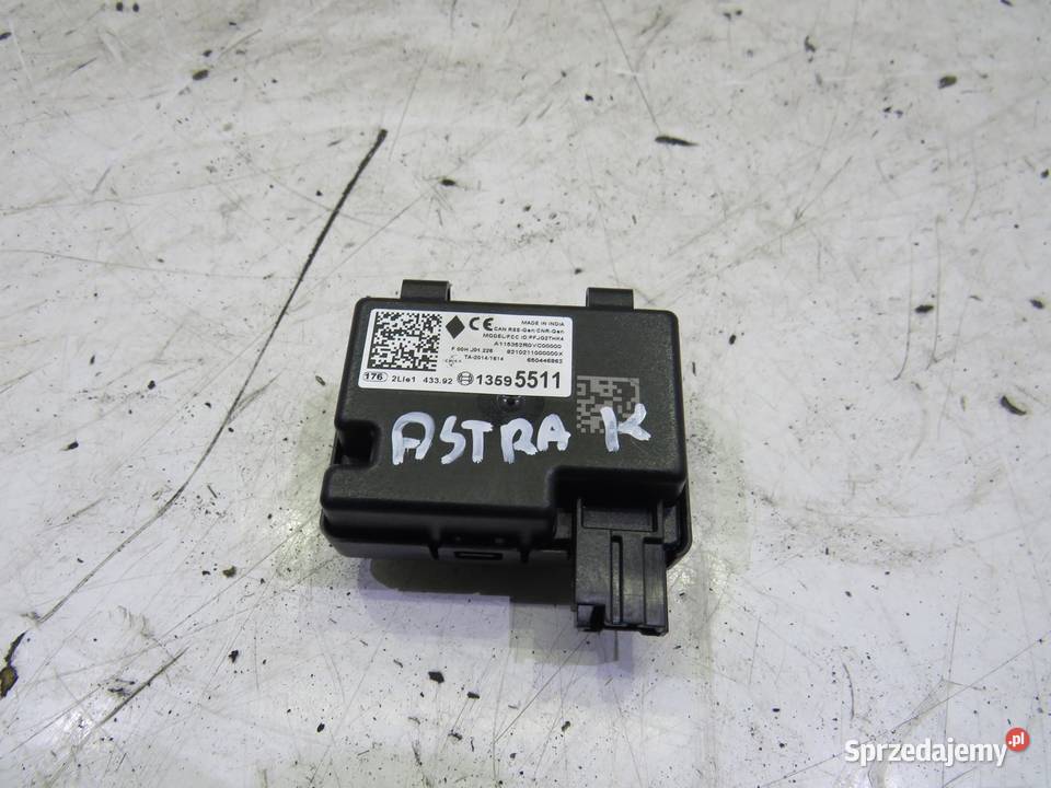 MODUŁ STEROWNIK ZAMKA OPEL ASTRA K V 13595511 sprzedam