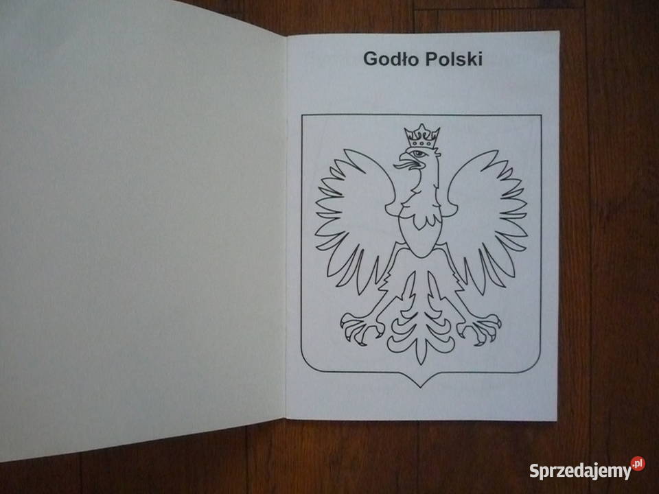 Nowa kolorowanka Moja Ojczyzna Godło Flaga miękka Szczecin