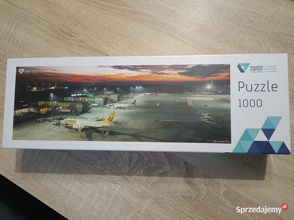 Puzzle z motywem lotniska samoloty 1000 pomorskie Kwidzyn