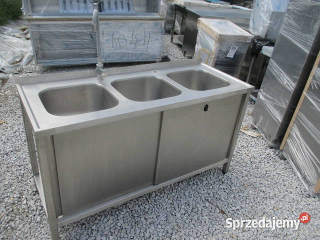 Zlew Gastronomiczny 3 Komorowy Drzwi Suwane Gastronomia Ostrów Wielkopolski