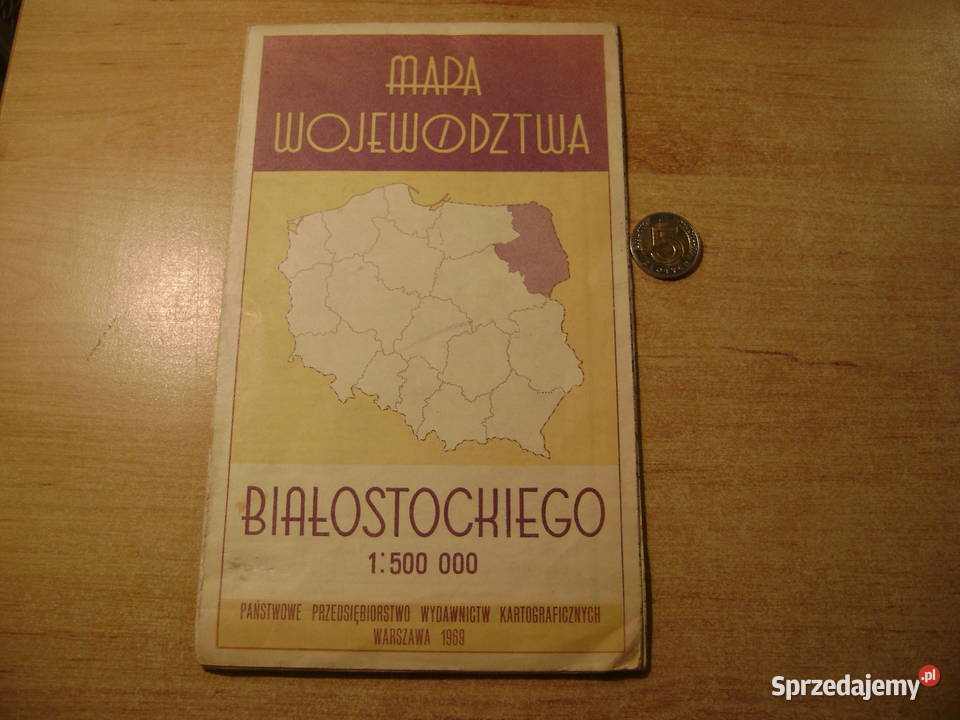 Starocie z PRL Mapy samochodowe województw