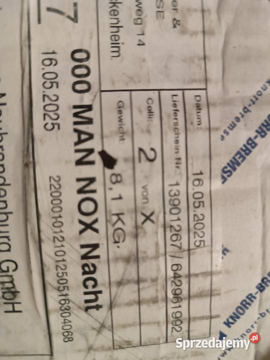 Klocki hamulcowe Scania man wielkopolskie Międzychód