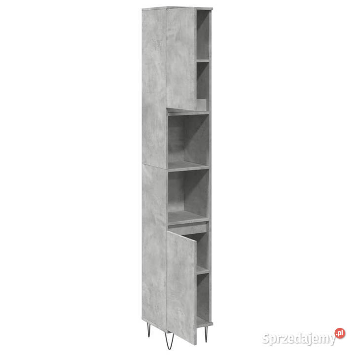 Szafka łazienkowa szarość betonu 30x30x190 Warszawa